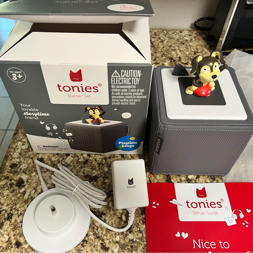 tonies  audio Player Starter Set with Playtime Puppy - Listen, Learn, and Play